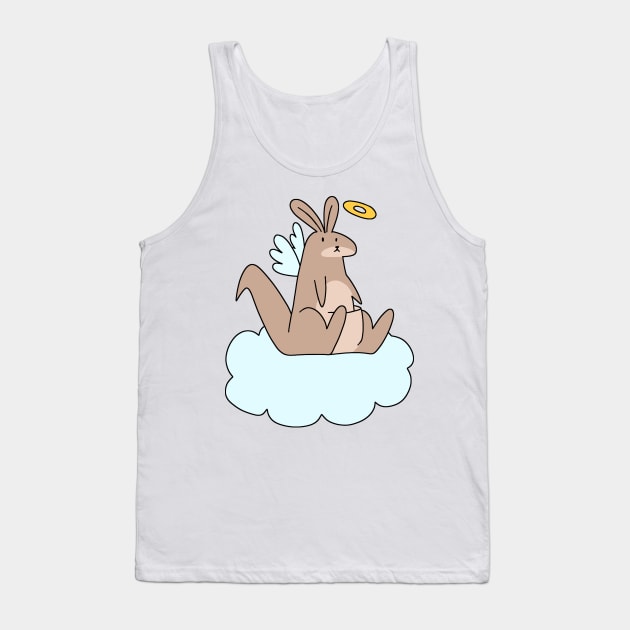 Angel Cloud Kangaroo Tank Top by saradaboru